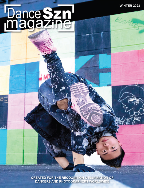 Dance Magazine tomorrow with dancer spinning on hand
